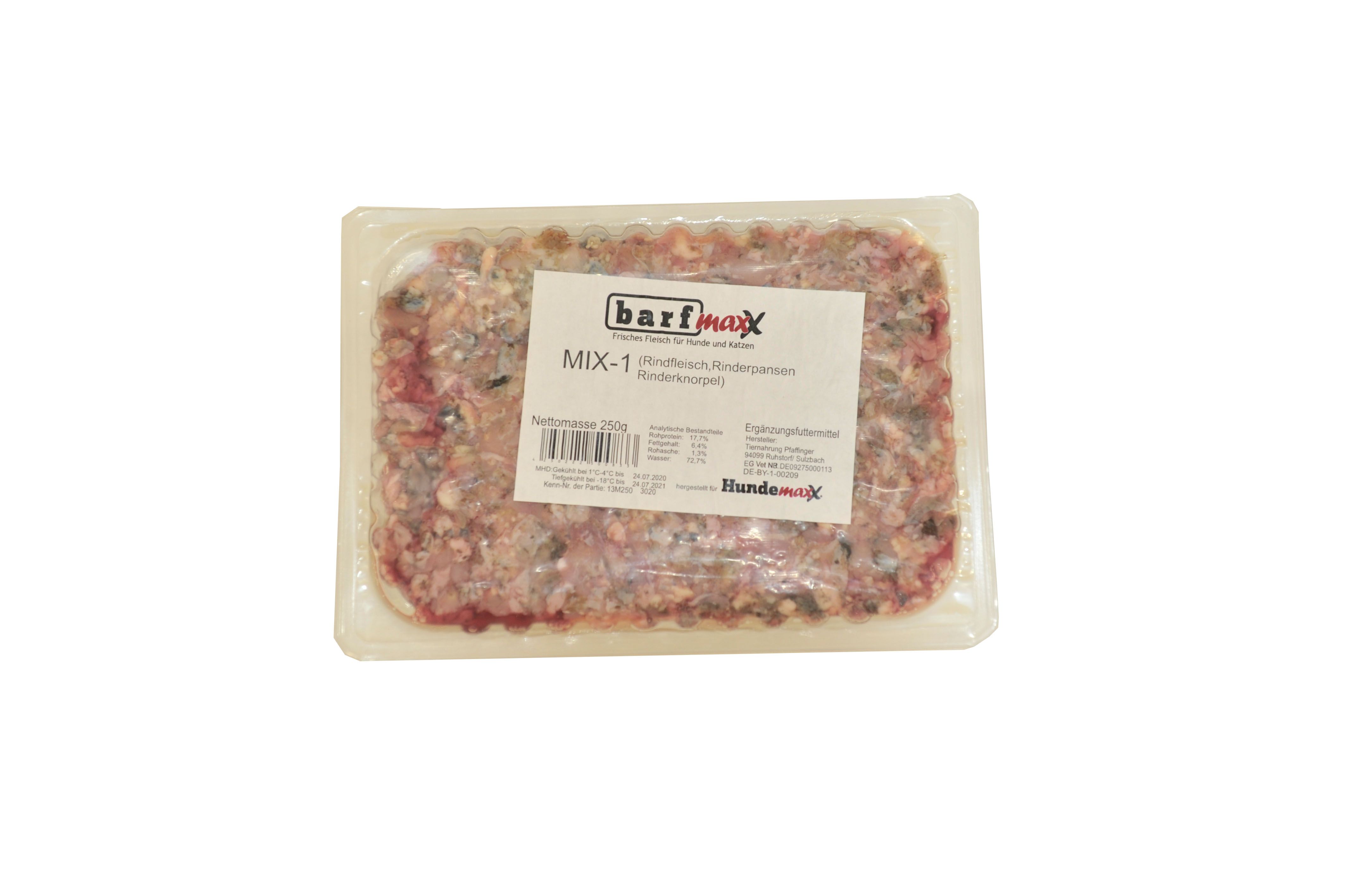 barfmaxx MIX1 (Rindfleisch + Pansen)